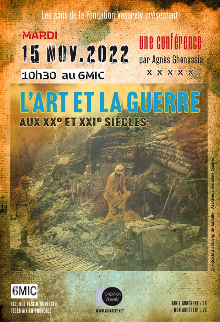 L'art et la guerre au XX° et XXI° siècles