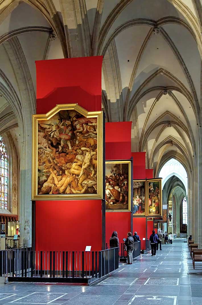 Toiles de Rubens, Cathédral d'Anvers