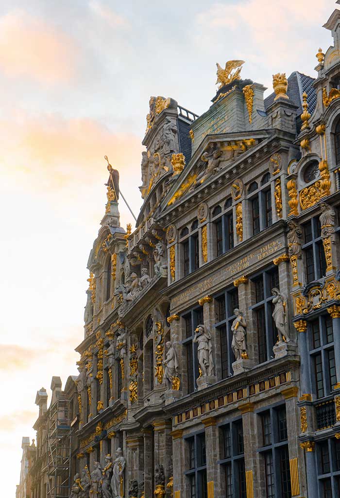 Détails de façade, Grand-Place, Bruxelles