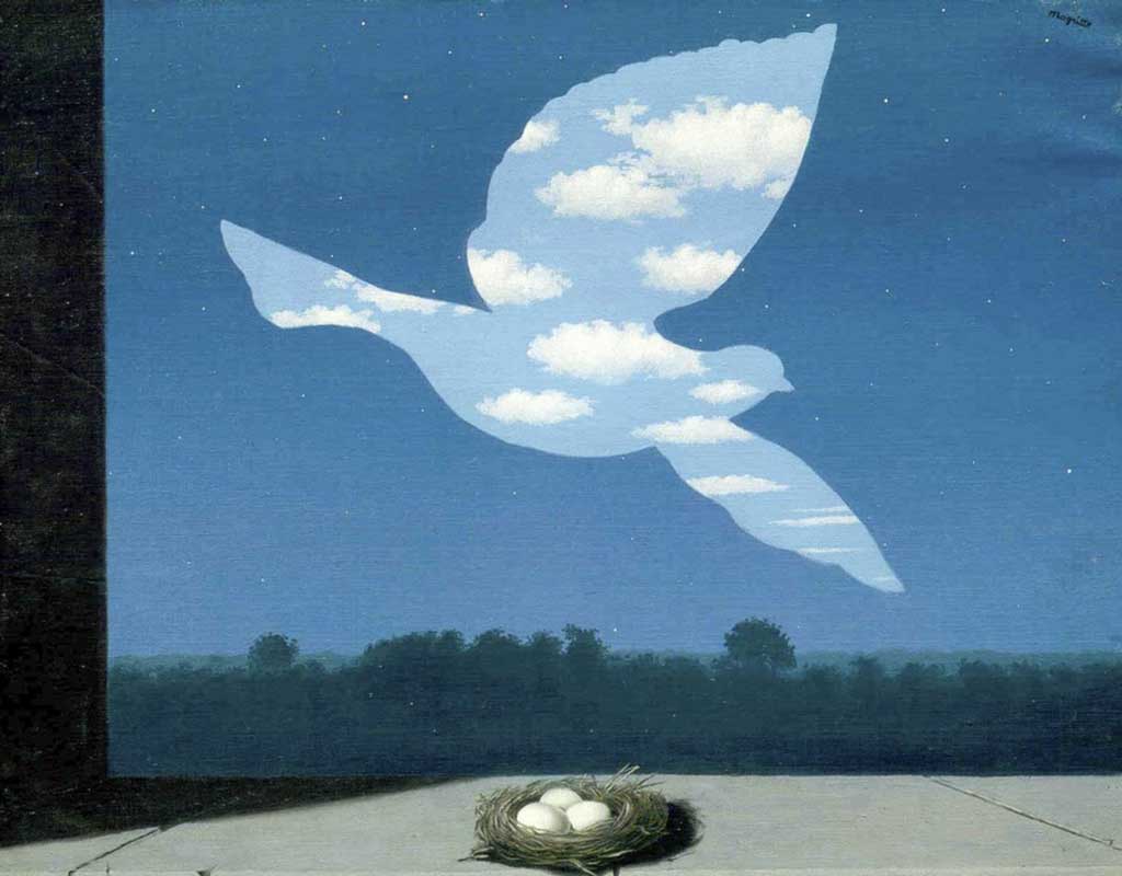 Magritte, "le retour" - 1940, Musée Magritte, Bruxelles