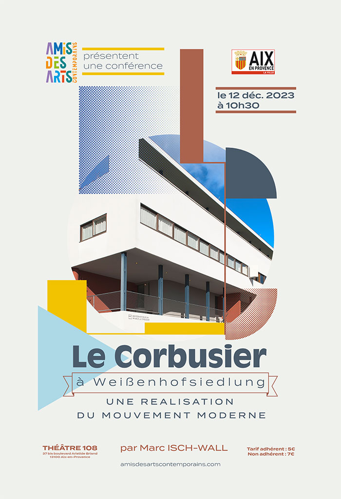 Le Corbusier à Weißenofsiedlung, une réalisation du mouvement moderne
