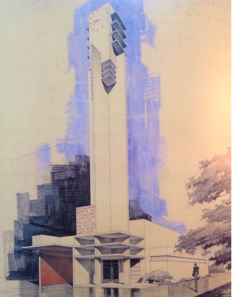 Le pavillon de tourisme œuvre de Rober Mallet Stevens Le pavillon de tourisme œuvre de Rober Mallet Stevens